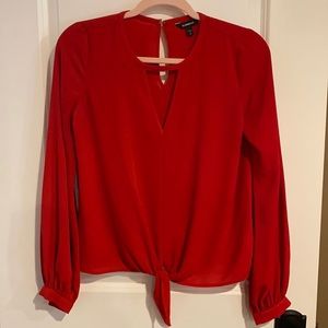 Red express blouse